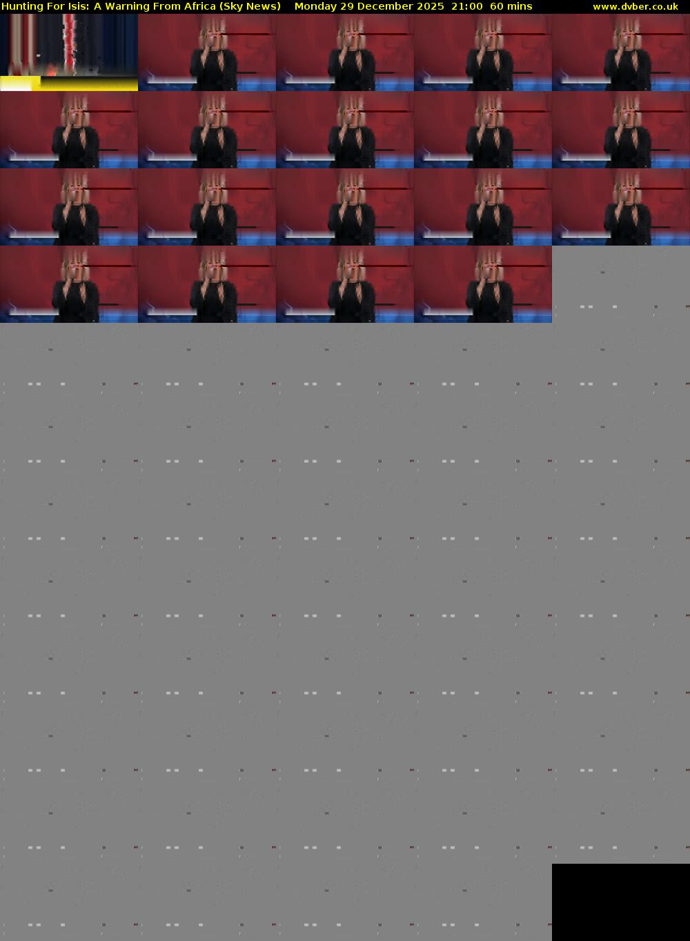 Hunting For Isis: A Warning From Africa (Sky News) Monday 29 December 2025 21:00 - 22:00