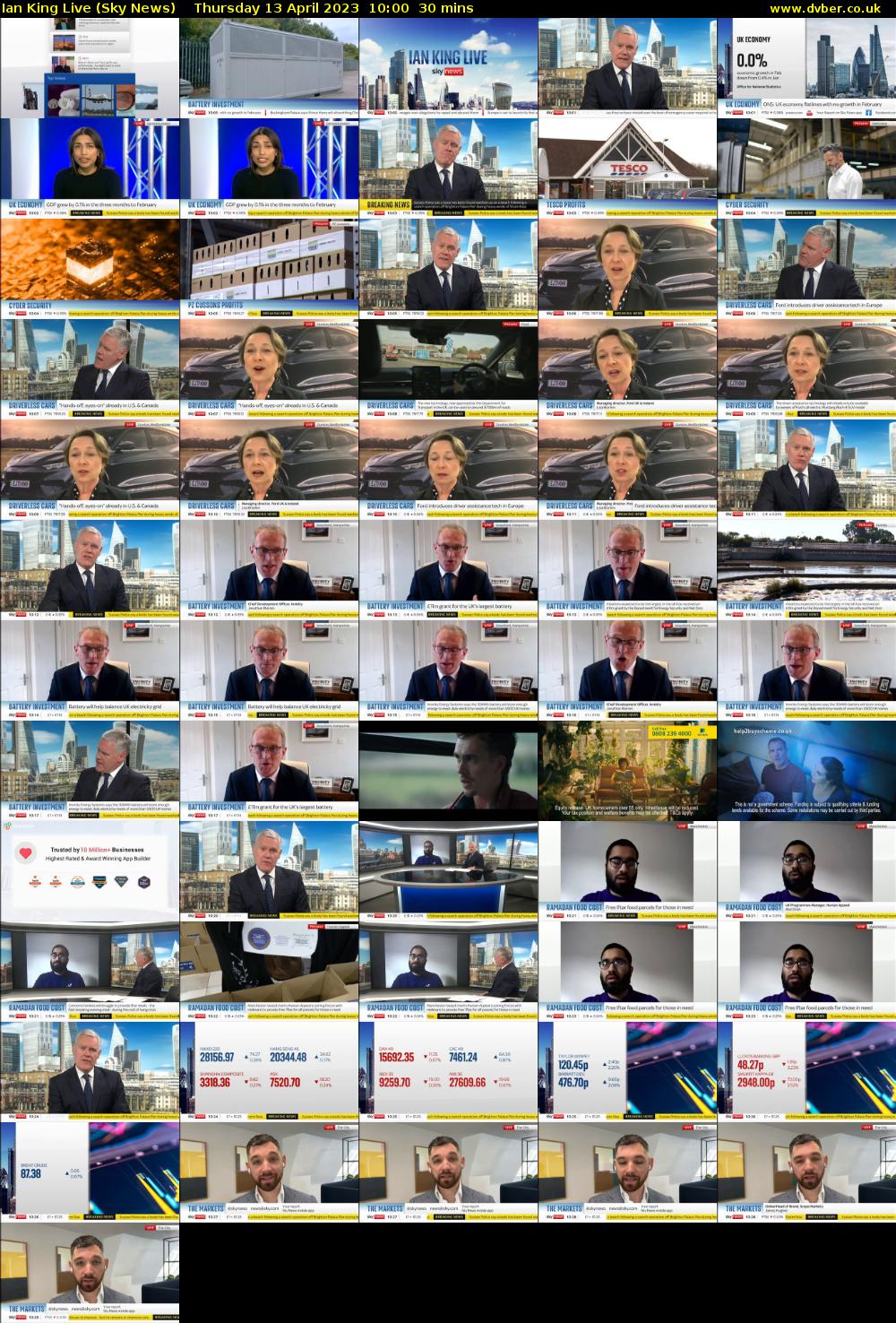 Ian King Live (Sky News) Thursday 13 April 2023 10:00 - 10:30