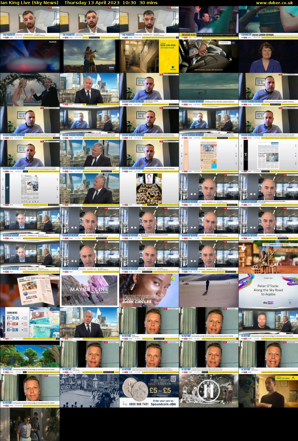 Ian King Live (Sky News) Thursday 13 April 2023 10:30 - 11:00