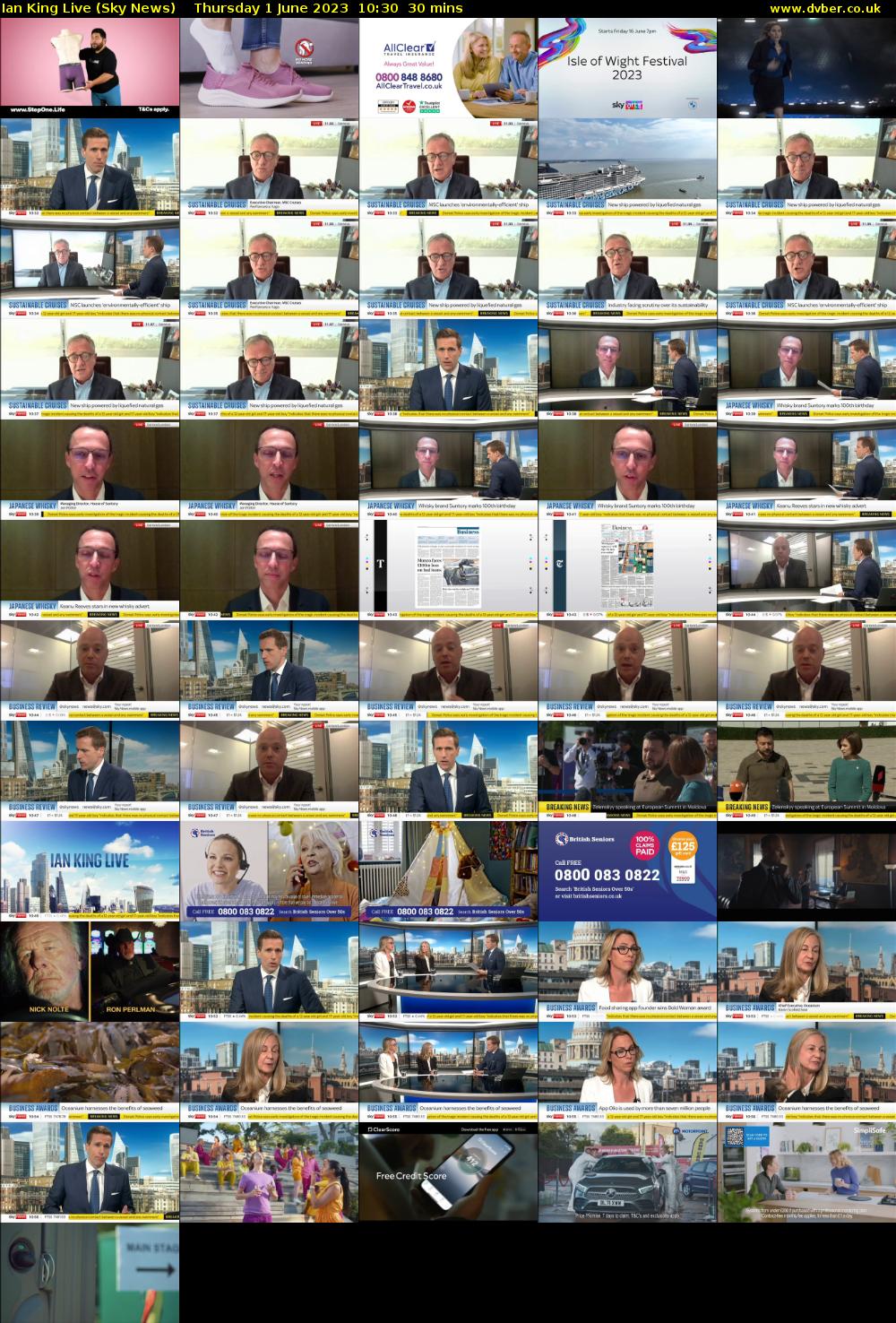 Ian King Live (Sky News) Thursday 1 June 2023 10:30 - 11:00