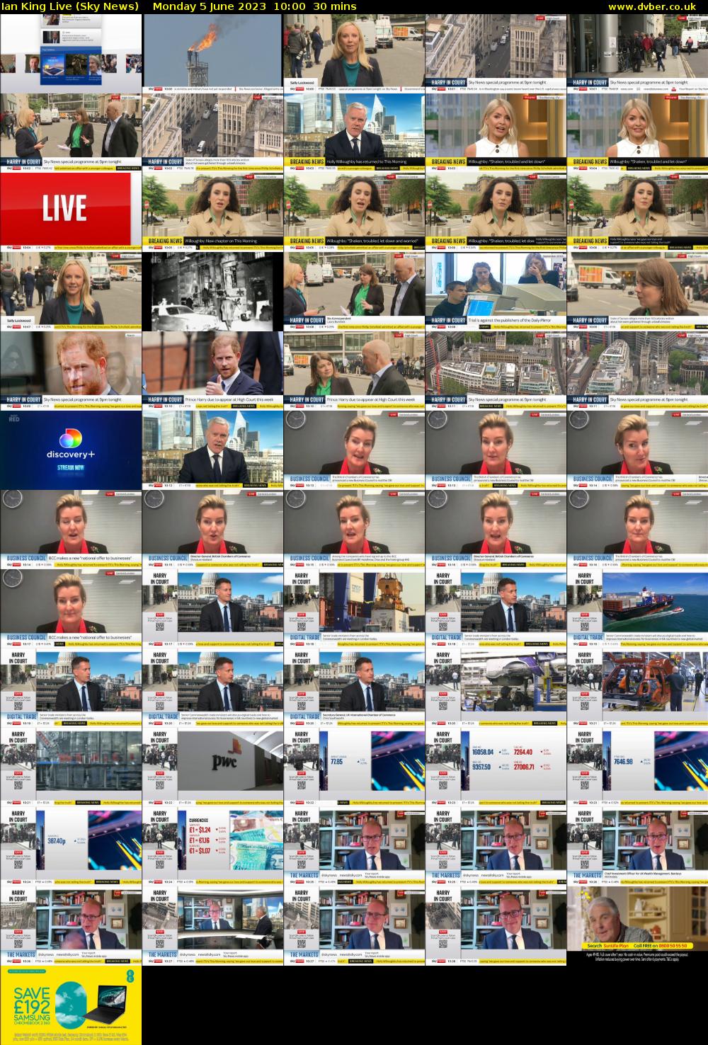 Ian King Live (Sky News) Monday 5 June 2023 10:00 - 10:30