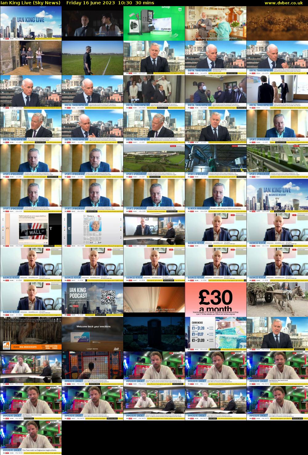 Ian King Live (Sky News) Friday 16 June 2023 10:30 - 11:00