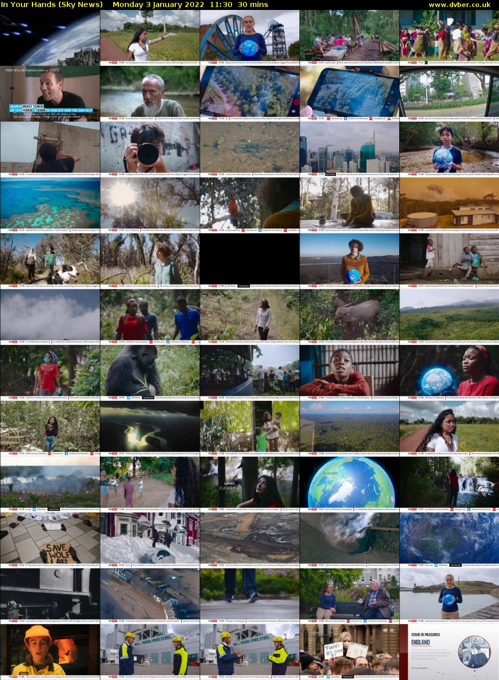 In Your Hands (Sky News) Monday 3 January 2022 11:30 - 12:00