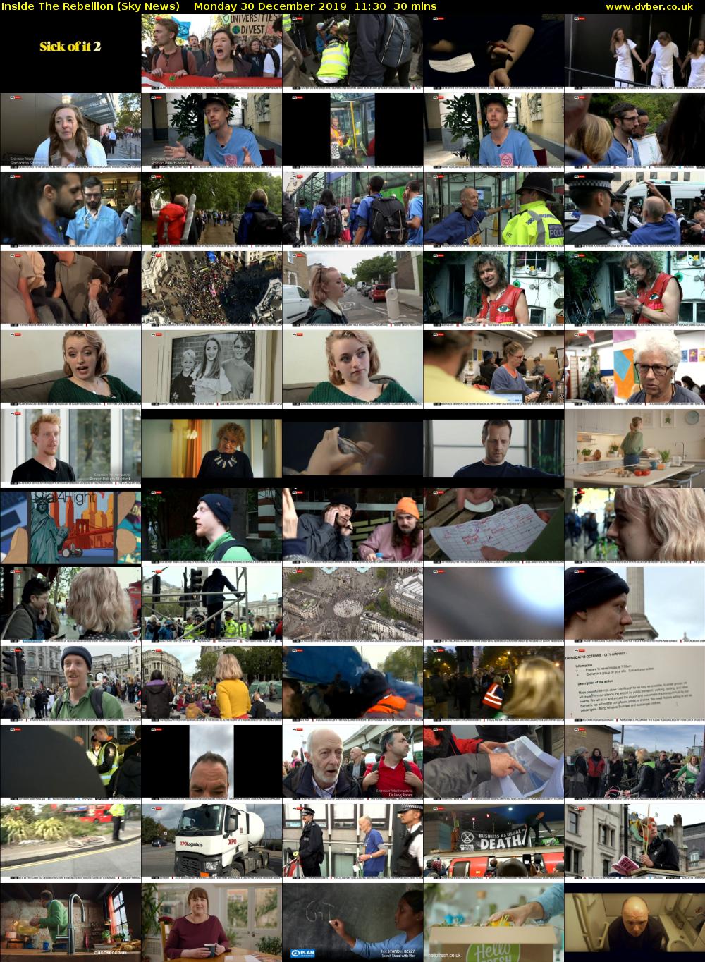 Inside The Rebellion (Sky News) Monday 30 December 2019 11:30 - 12:00