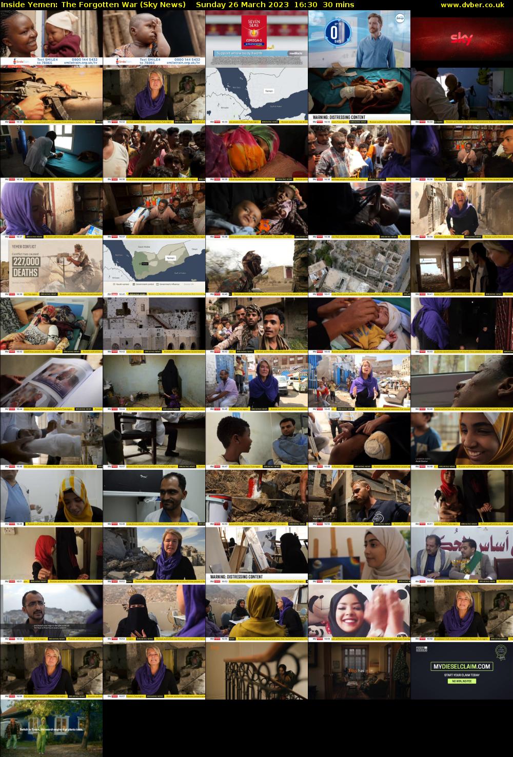 Inside Yemen: The Forgotten War (Sky News) Sunday 26 March 2023 16:30 - 17:00