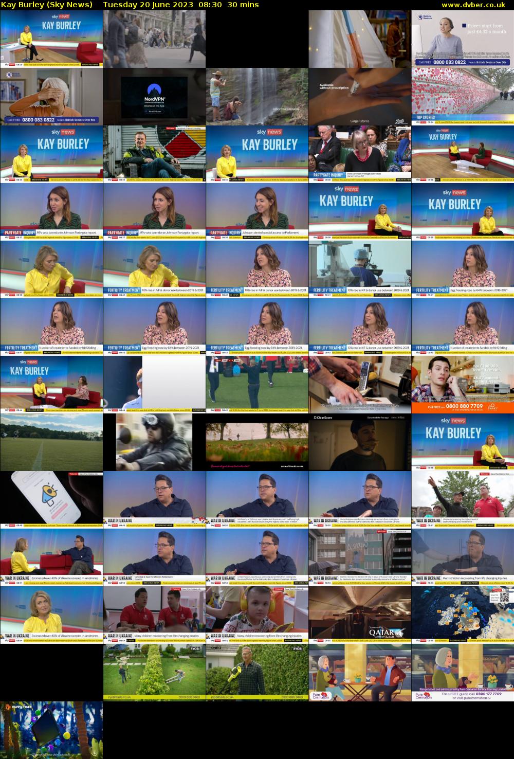 Kay Burley (Sky News) Tuesday 20 June 2023 08:30 - 09:00