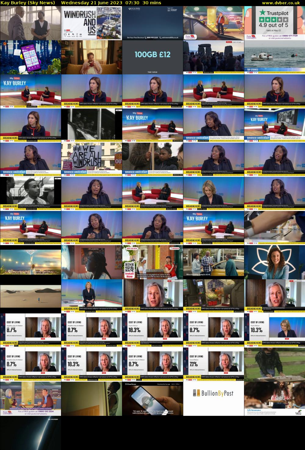 Kay Burley (Sky News) Wednesday 21 June 2023 07:30 - 08:00