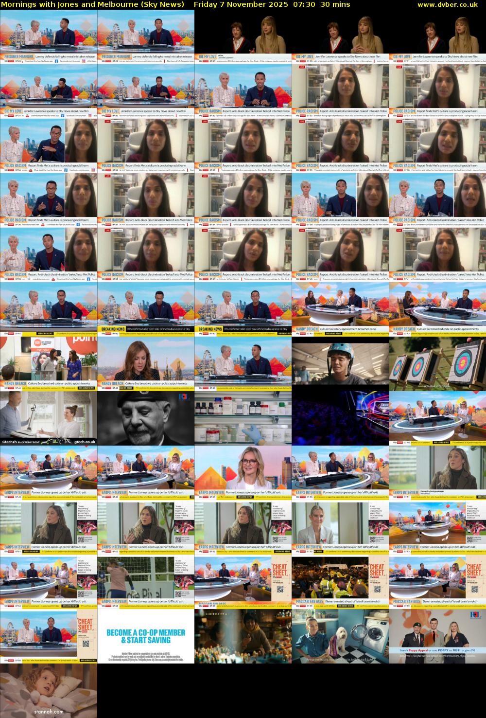 Mornings with Jones and Melbourne (Sky News) Friday 7 November 2025 07:30 - 08:00