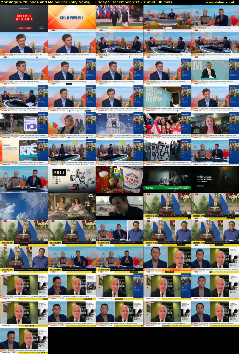 Mornings with Jones and Melbourne (Sky News) Friday 5 December 2025 09:00 - 09:30