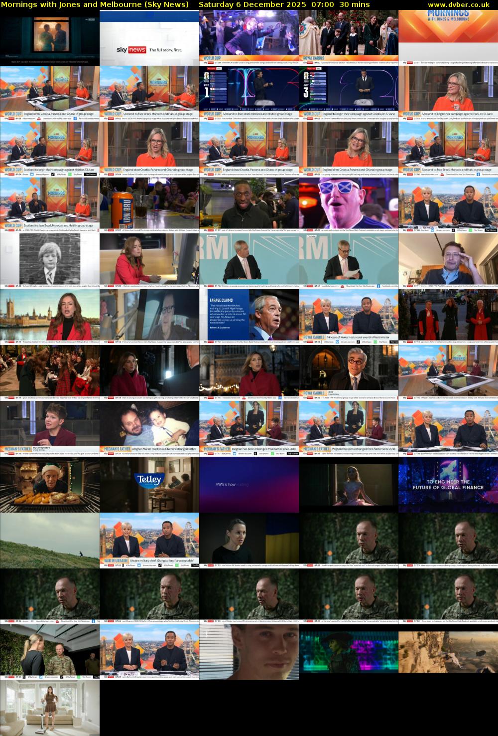 Mornings with Jones and Melbourne (Sky News) Saturday 6 December 2025 07:00 - 07:30