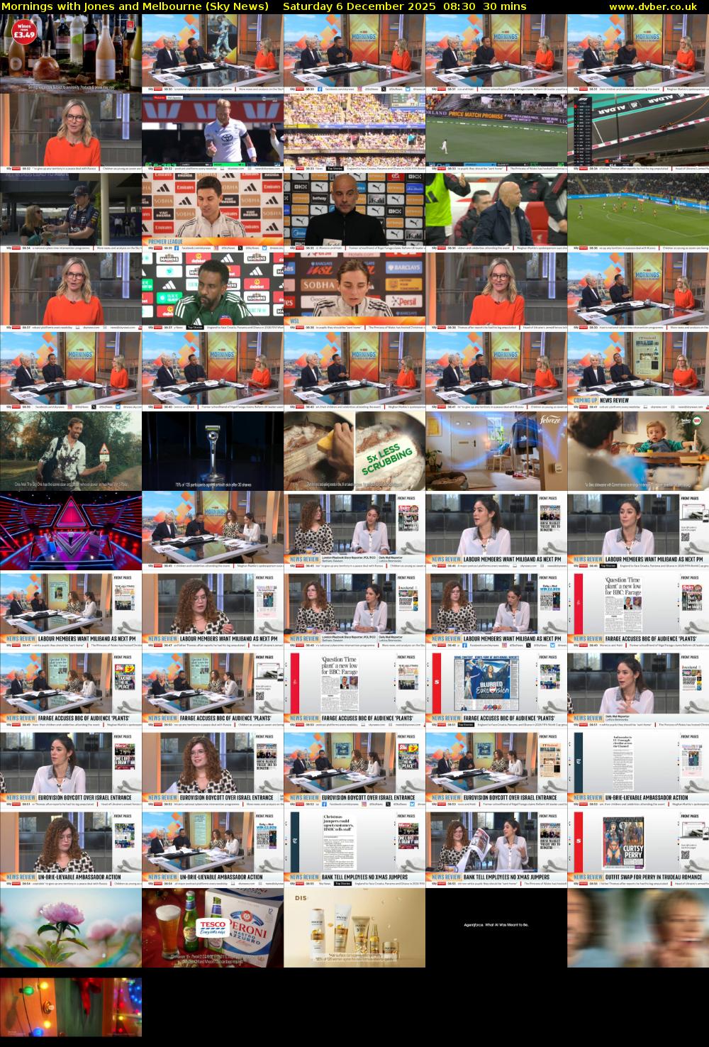 Mornings with Jones and Melbourne (Sky News) Saturday 6 December 2025 08:30 - 09:00