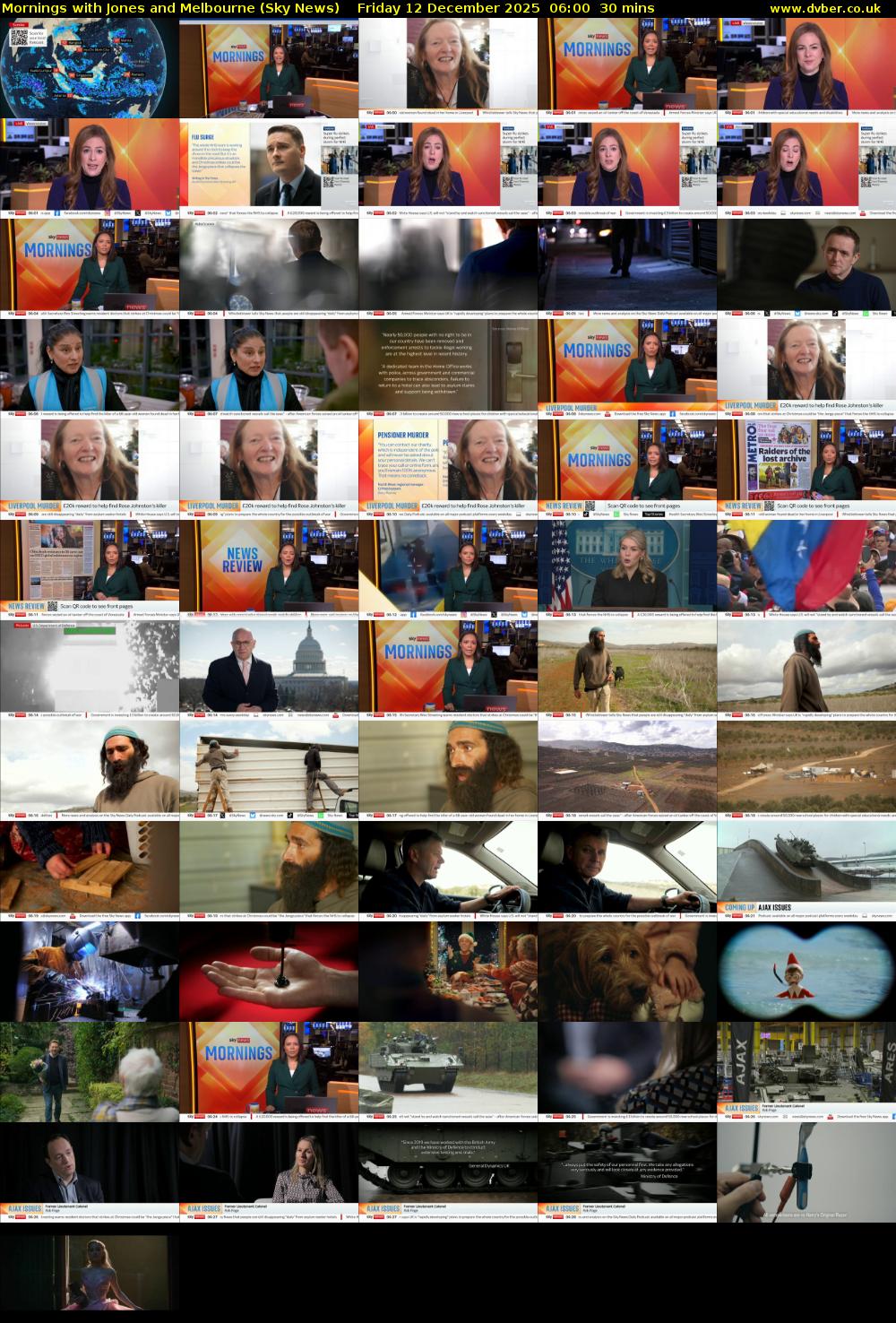 Mornings with Jones and Melbourne (Sky News) Friday 12 December 2025 06:00 - 06:30