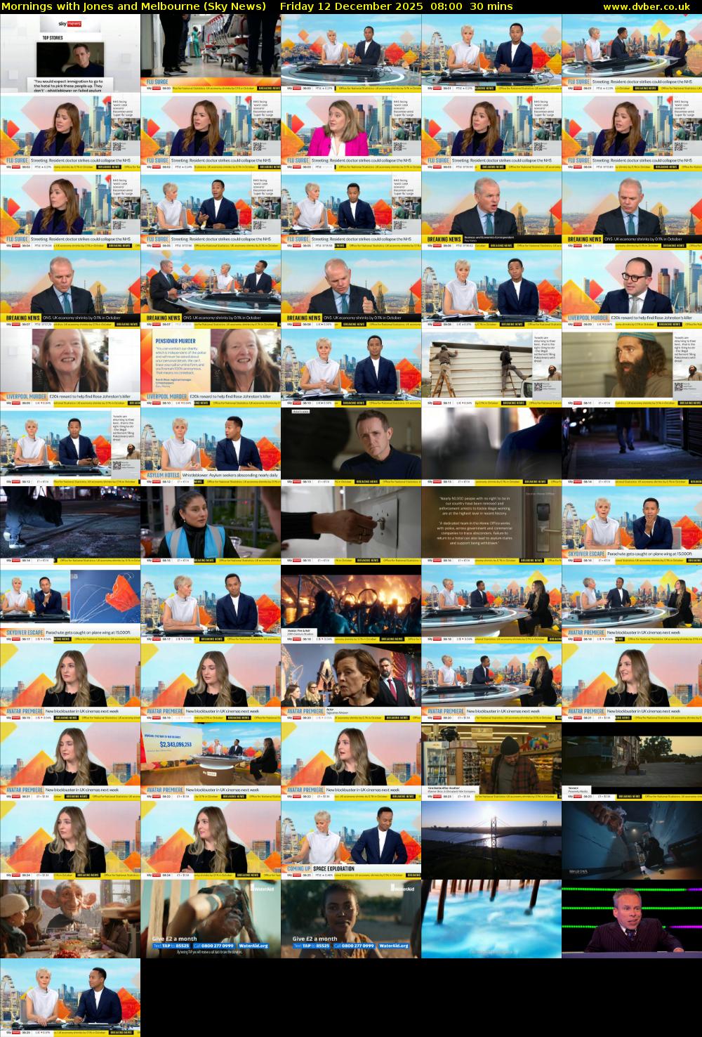 Mornings with Jones and Melbourne (Sky News) Friday 12 December 2025 08:00 - 08:30