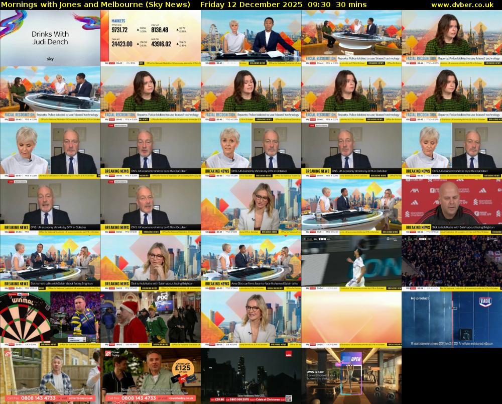 Mornings with Jones and Melbourne (Sky News) Friday 12 December 2025 09:30 - 10:00