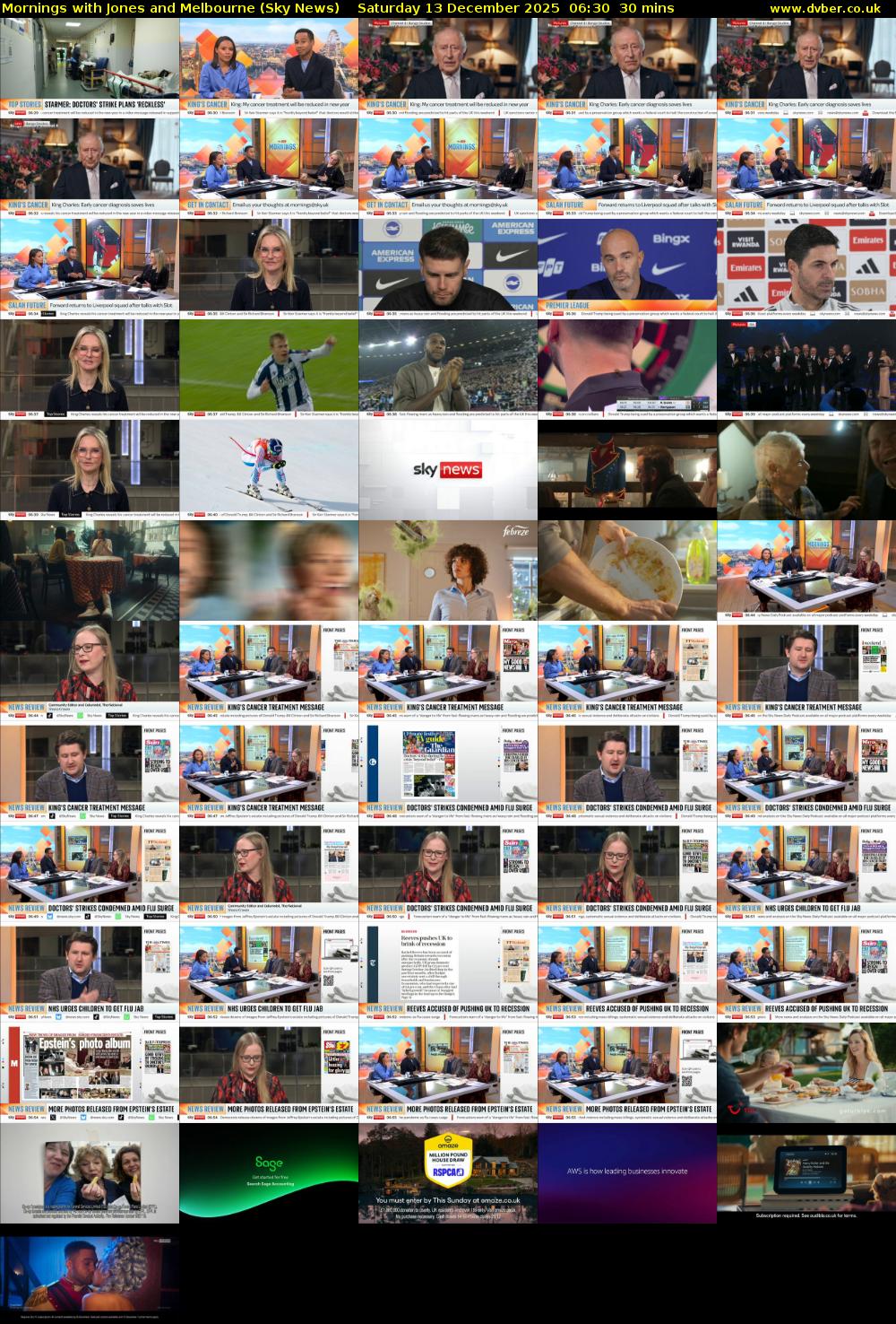 Mornings with Jones and Melbourne (Sky News) Saturday 13 December 2025 06:30 - 07:00