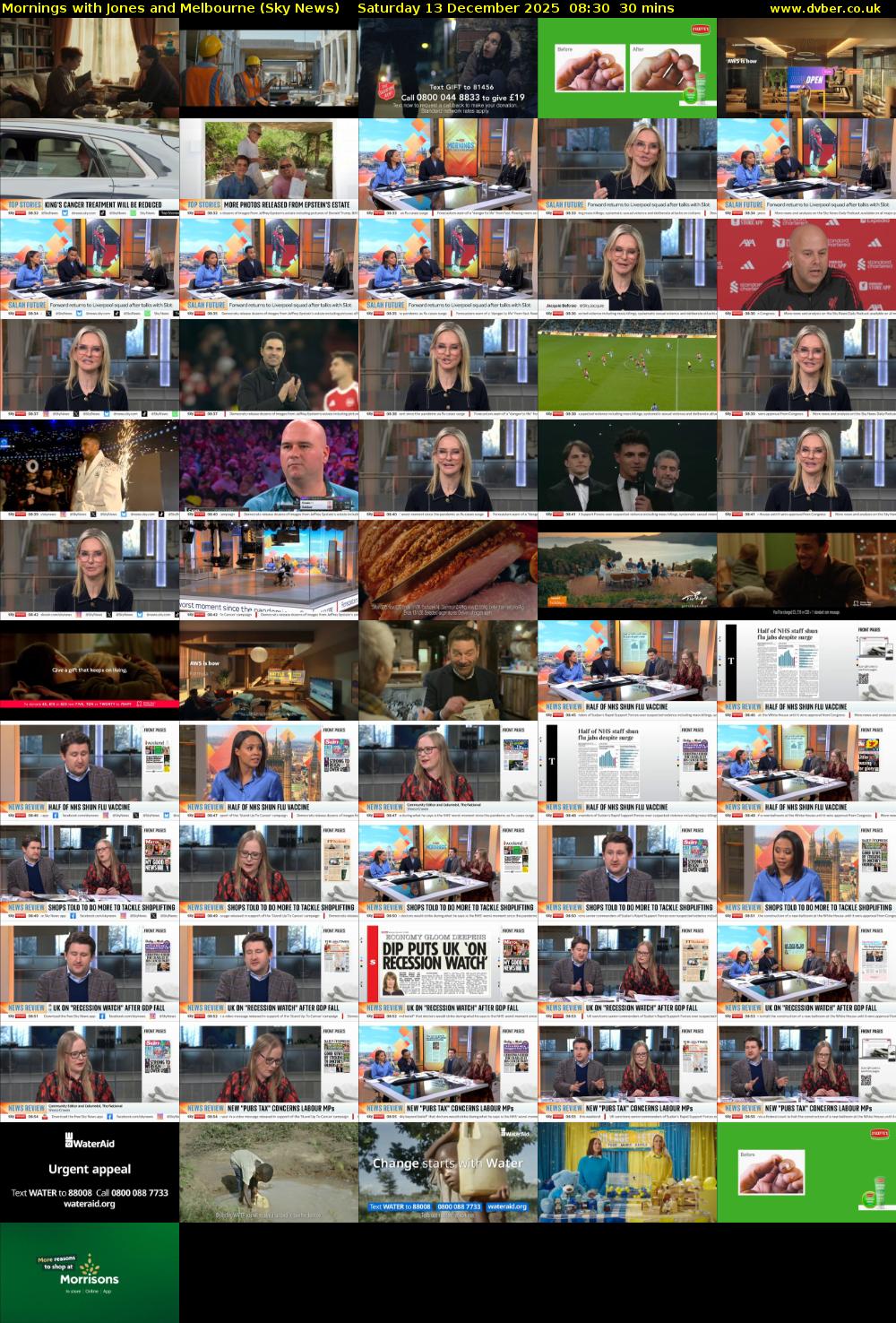 Mornings with Jones and Melbourne (Sky News) Saturday 13 December 2025 08:30 - 09:00