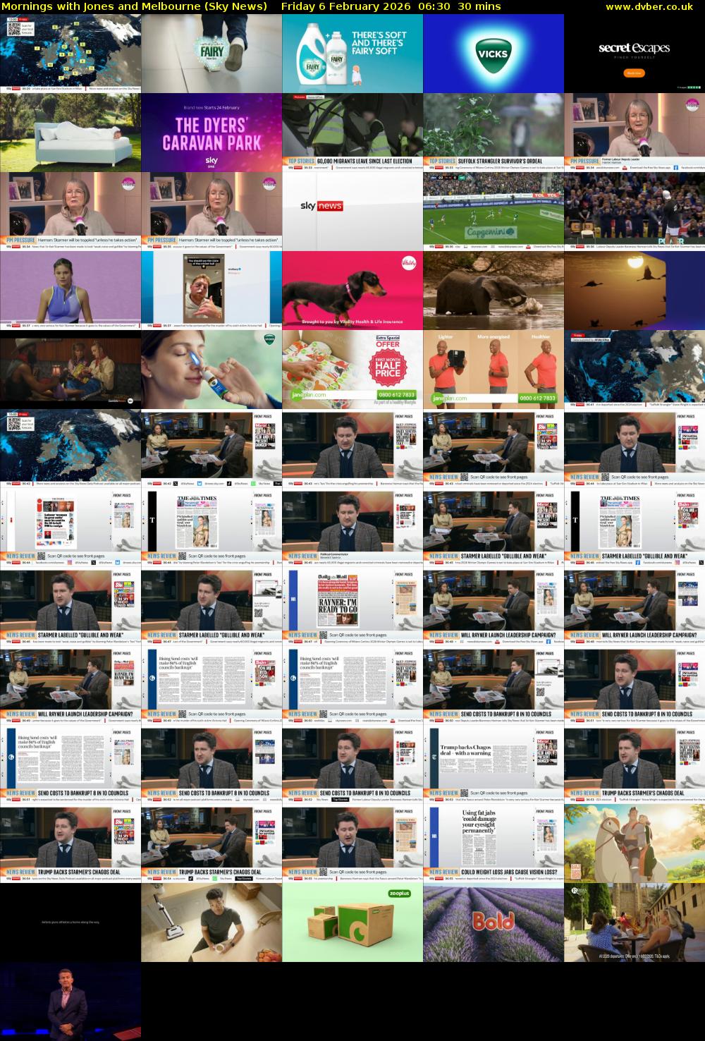 Mornings with Jones and Melbourne (Sky News) Friday 6 February 2026 06:30 - 07:00