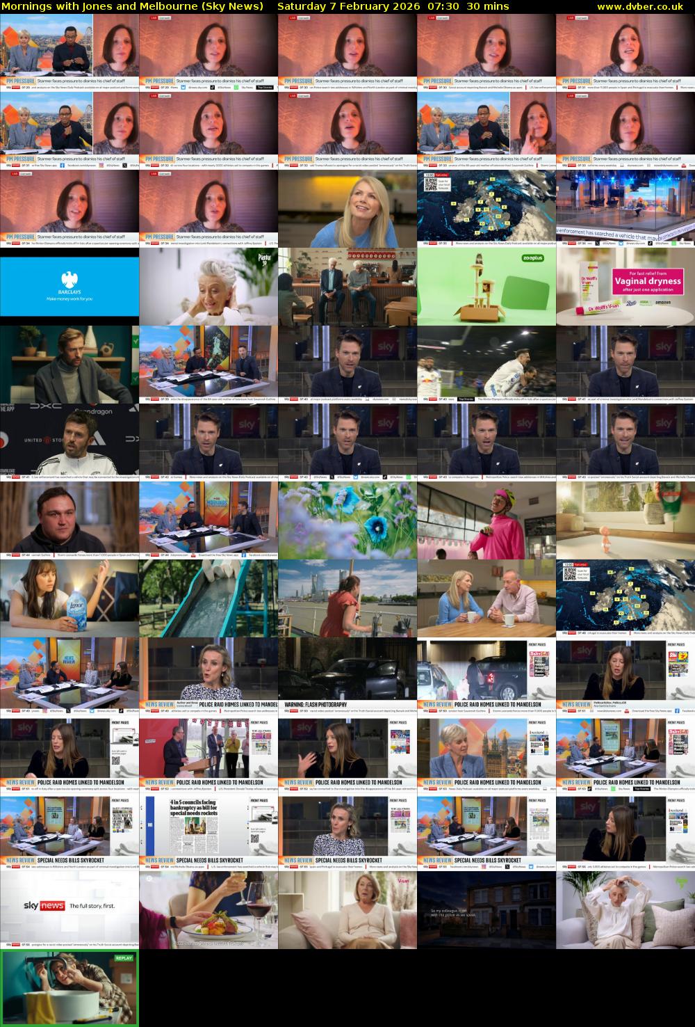 Mornings with Jones and Melbourne (Sky News) Saturday 7 February 2026 07:30 - 08:00