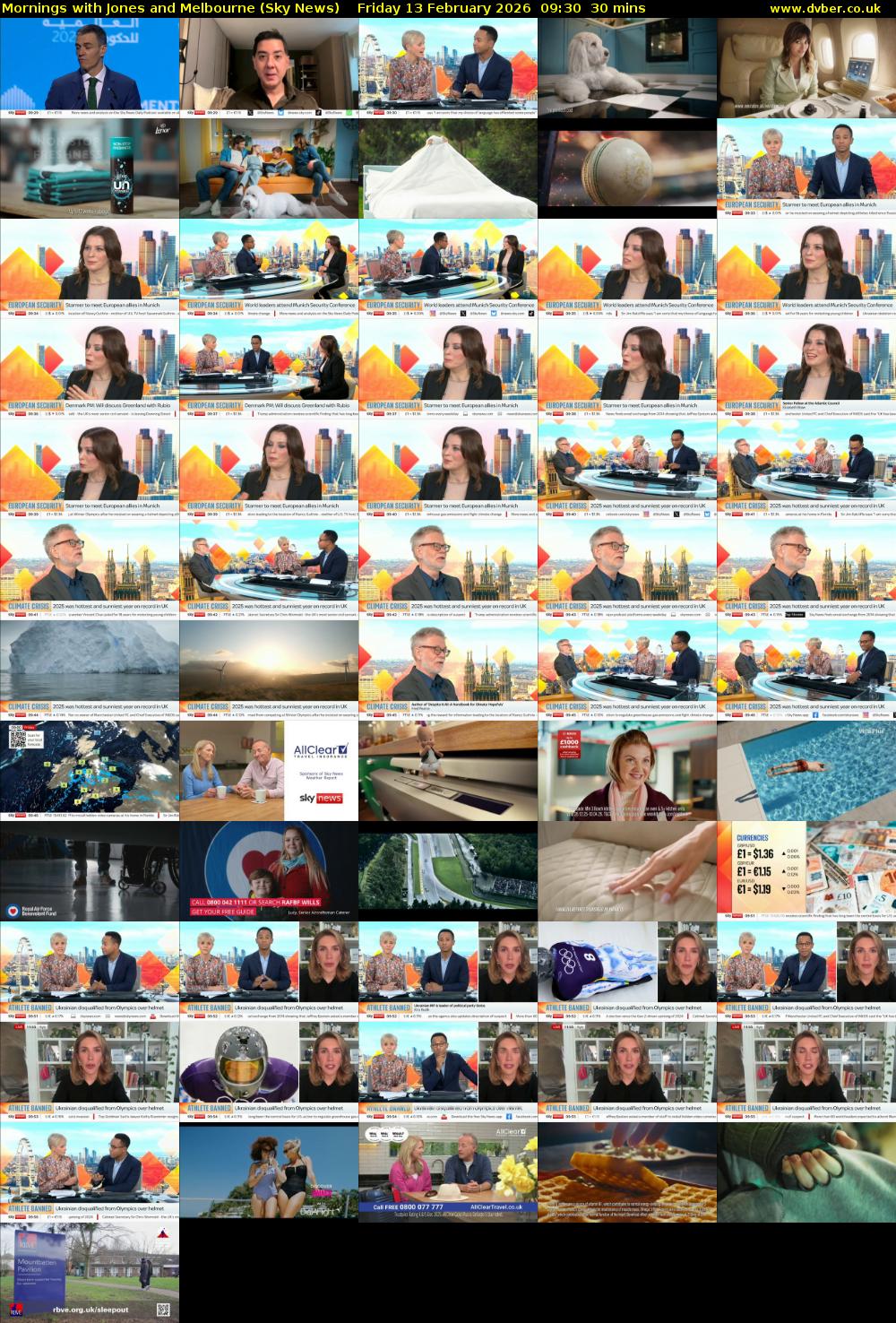 Mornings with Jones and Melbourne (Sky News) Friday 13 February 2026 09:30 - 10:00