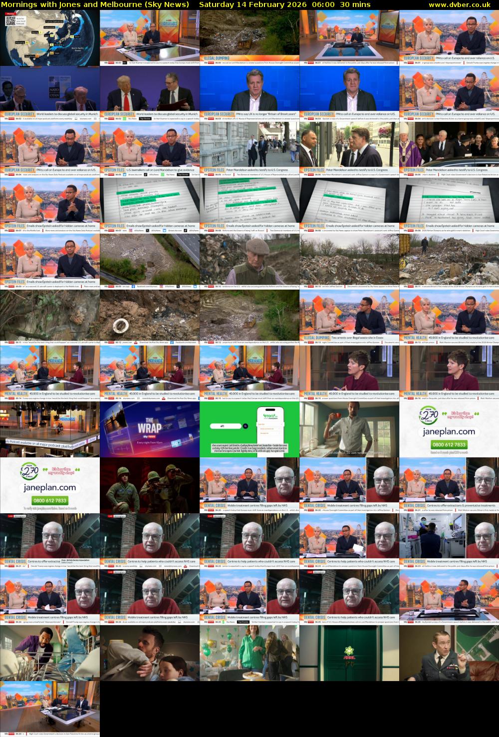 Mornings with Jones and Melbourne (Sky News) Saturday 14 February 2026 06:00 - 06:30