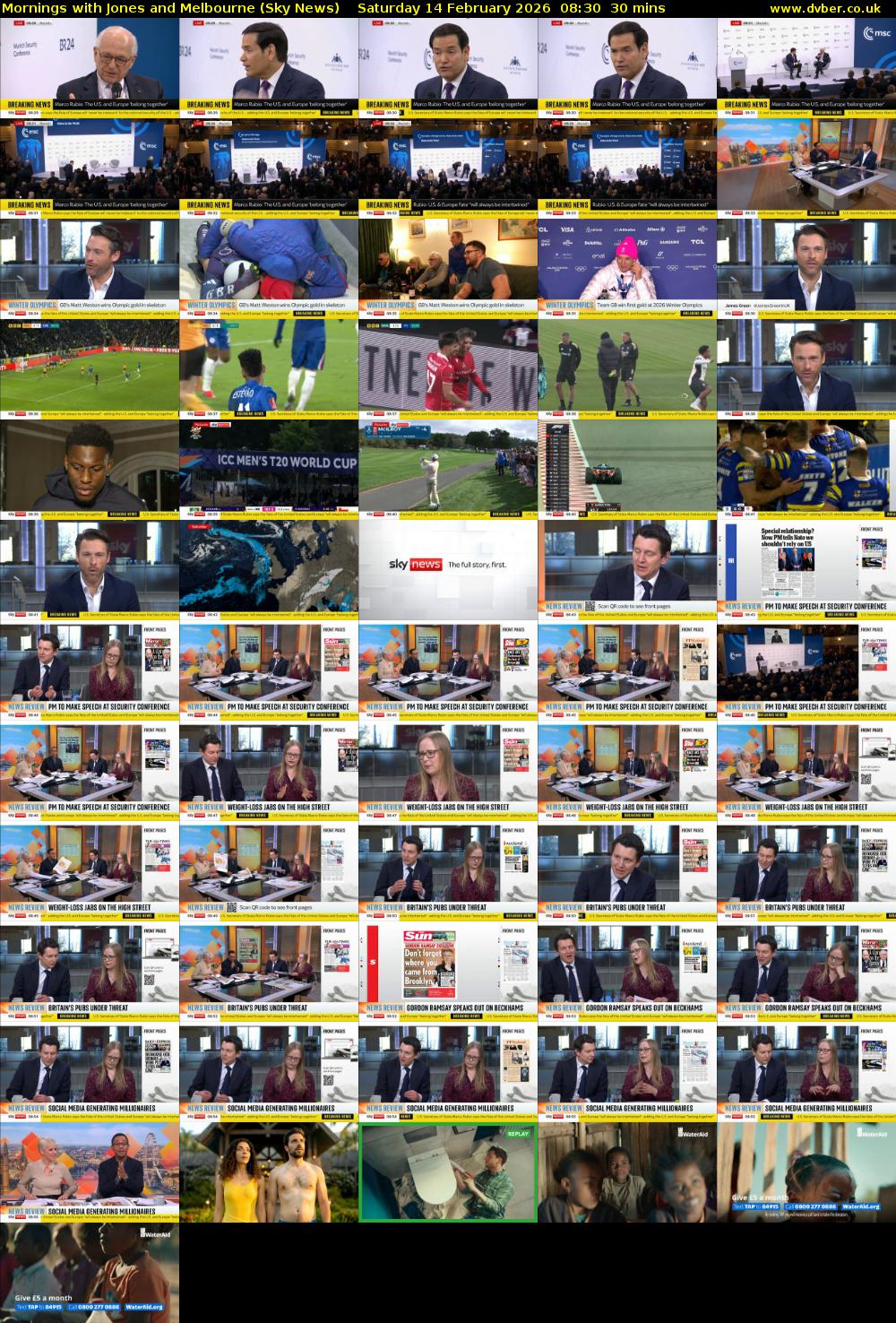 Mornings with Jones and Melbourne (Sky News) Saturday 14 February 2026 08:30 - 09:00