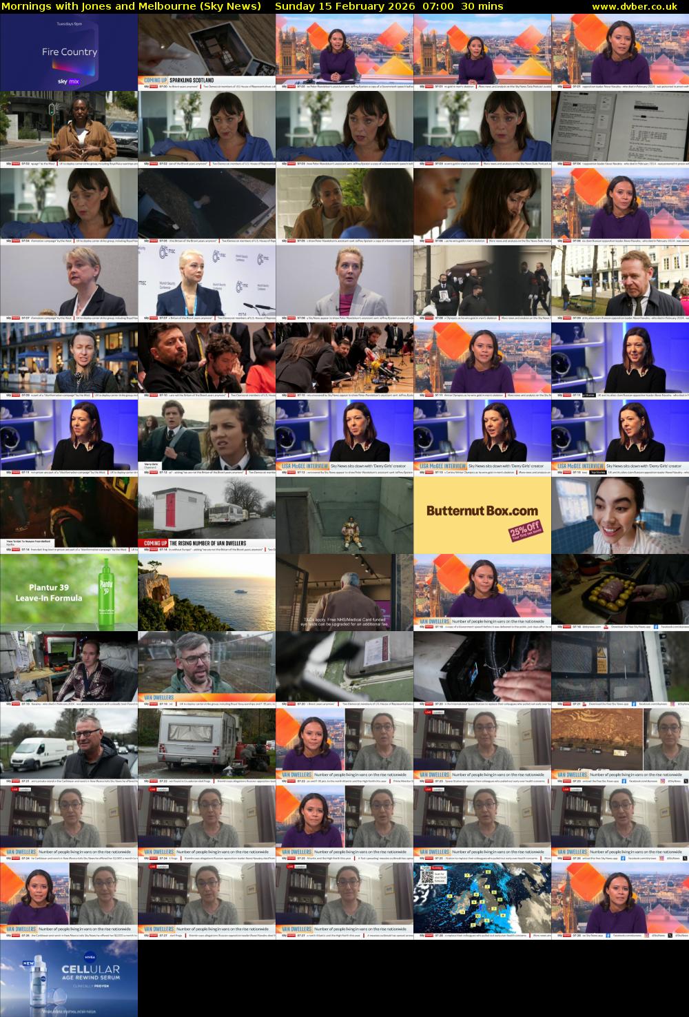 Mornings with Jones and Melbourne (Sky News) Sunday 15 February 2026 07:00 - 07:30