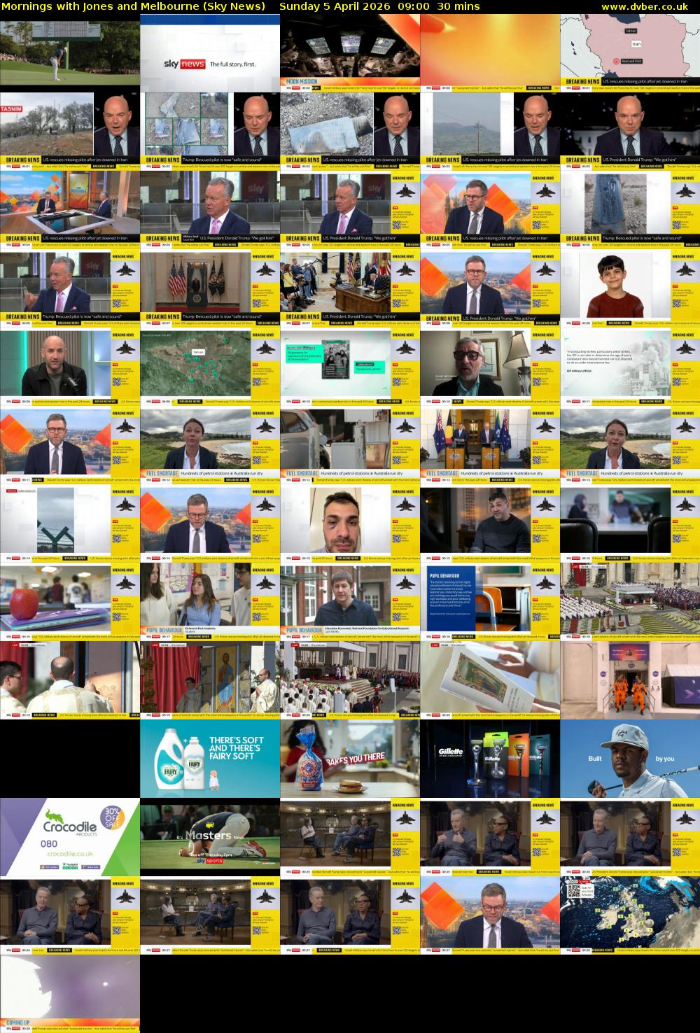 Mornings with Jones and Melbourne (Sky News) Sunday 5 April 2026 09:00 - 09:30