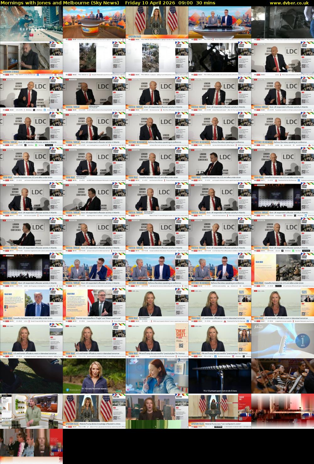 Mornings with Jones and Melbourne (Sky News) Friday 10 April 2026 09:00 - 09:30