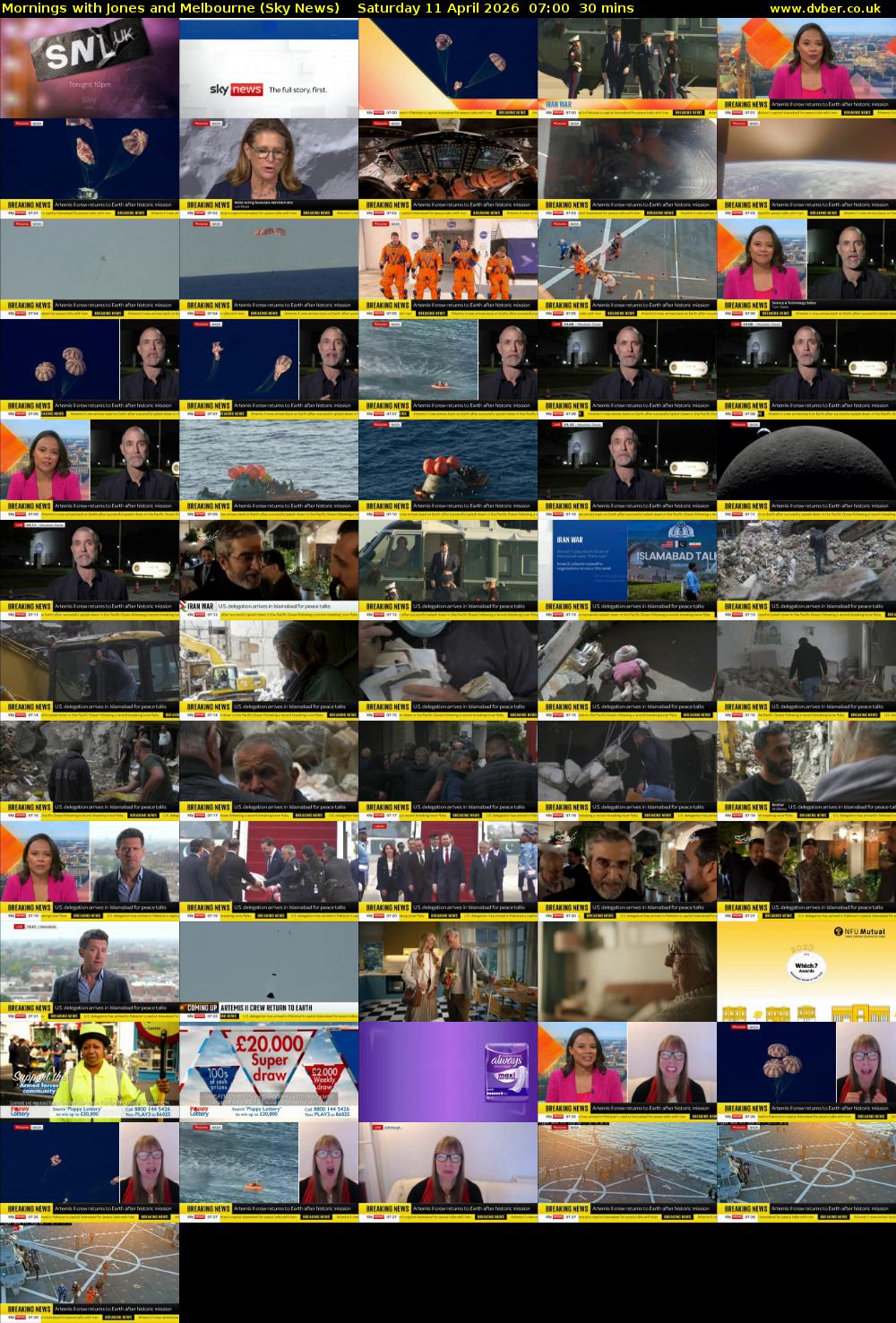 Mornings with Jones and Melbourne (Sky News) Saturday 11 April 2026 07:00 - 07:30