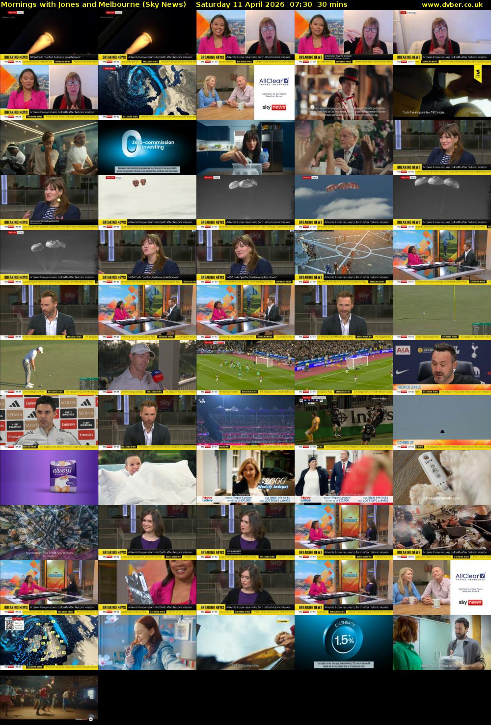 Mornings with Jones and Melbourne (Sky News) Saturday 11 April 2026 07:30 - 08:00