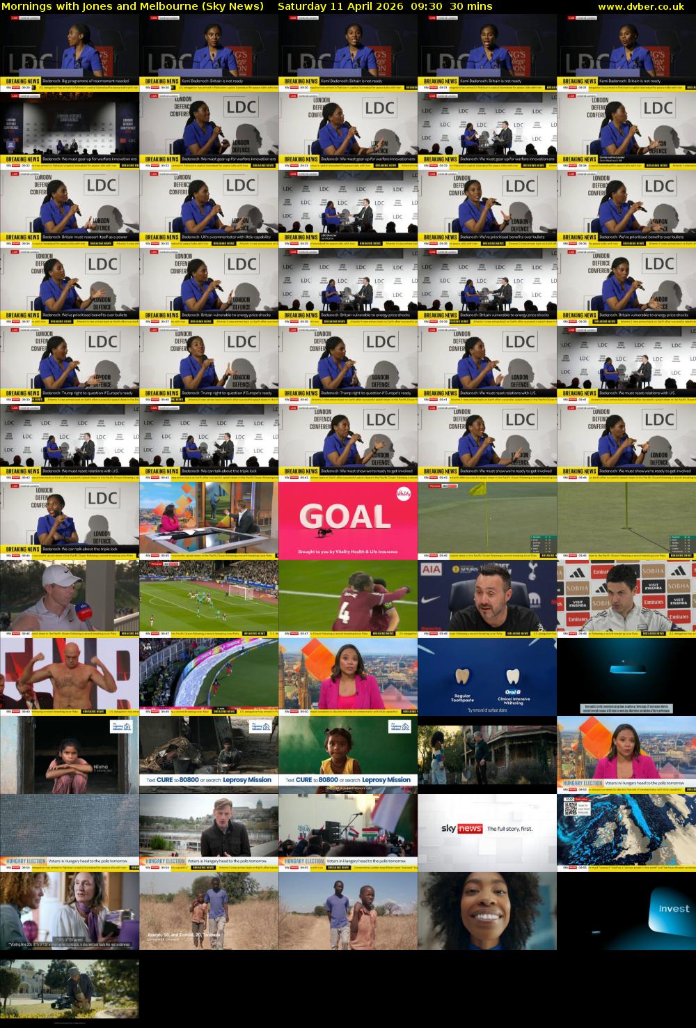 Mornings with Jones and Melbourne (Sky News) Saturday 11 April 2026 09:30 - 10:00