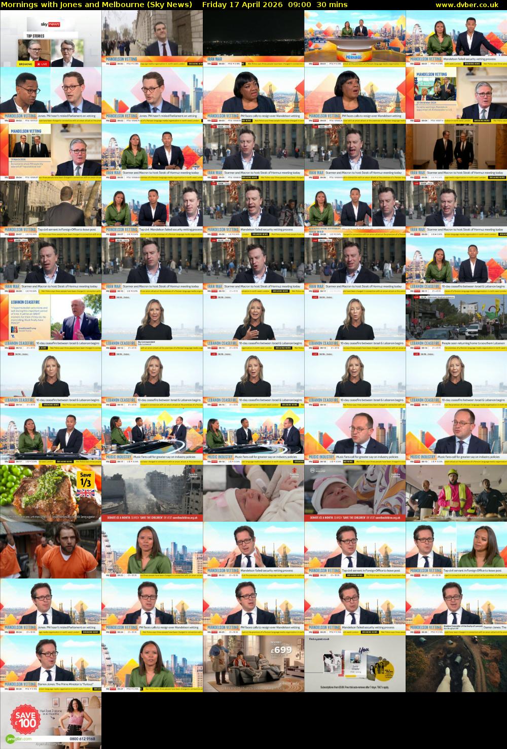 Mornings with Jones and Melbourne (Sky News) Friday 17 April 2026 09:00 - 09:30