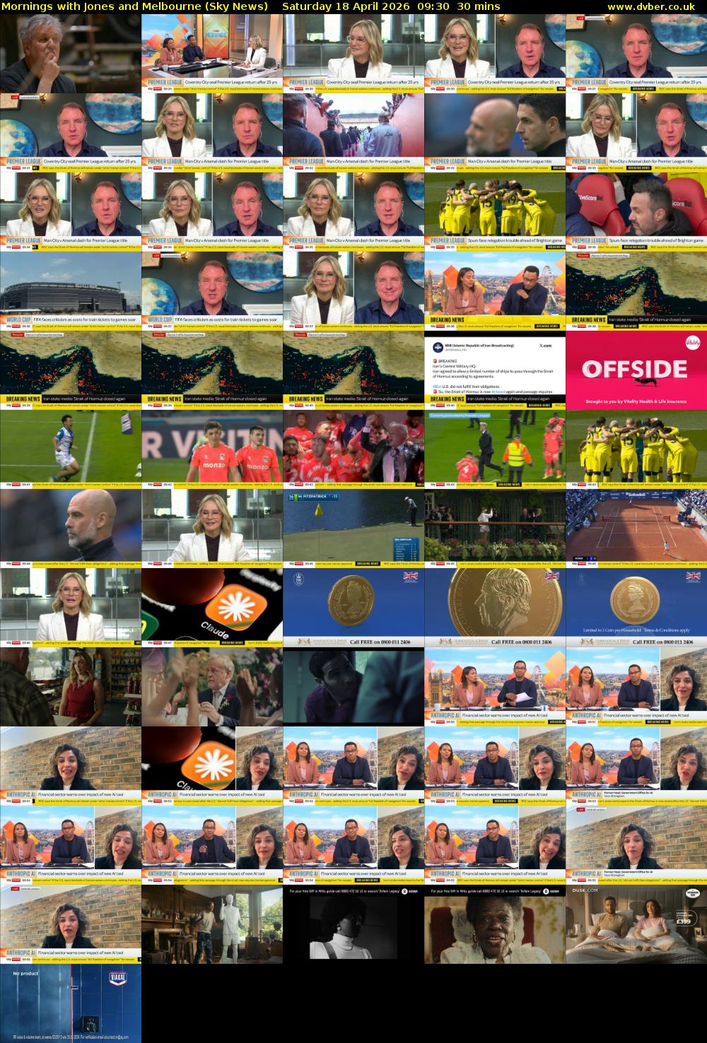 Mornings with Jones and Melbourne (Sky News) Saturday 18 April 2026 09:30 - 10:00