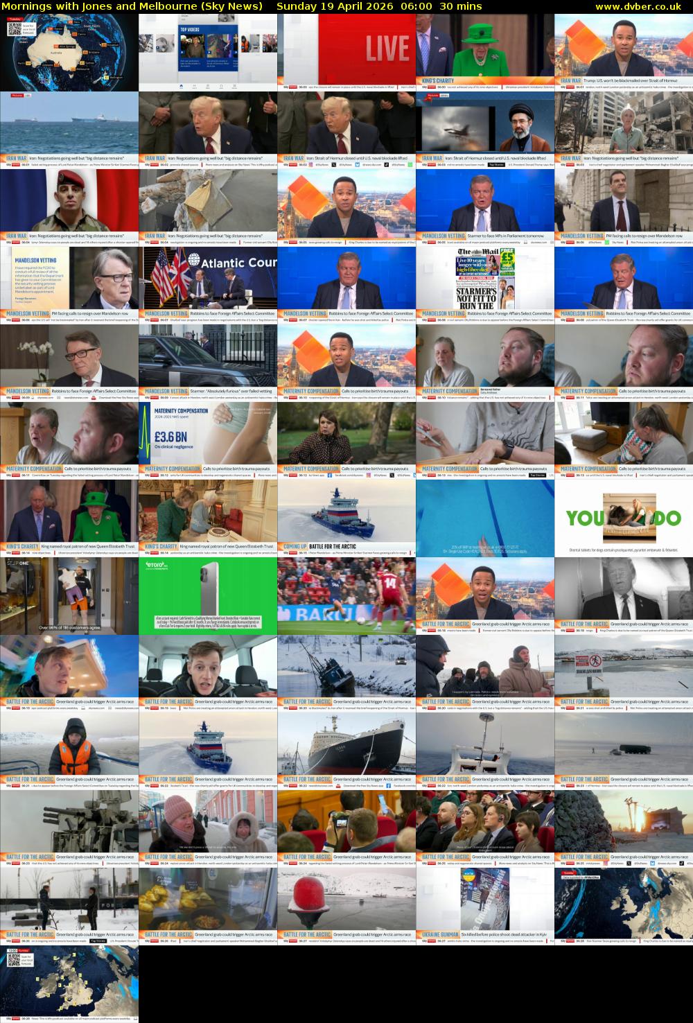 Mornings with Jones and Melbourne (Sky News) Sunday 19 April 2026 06:00 - 06:30