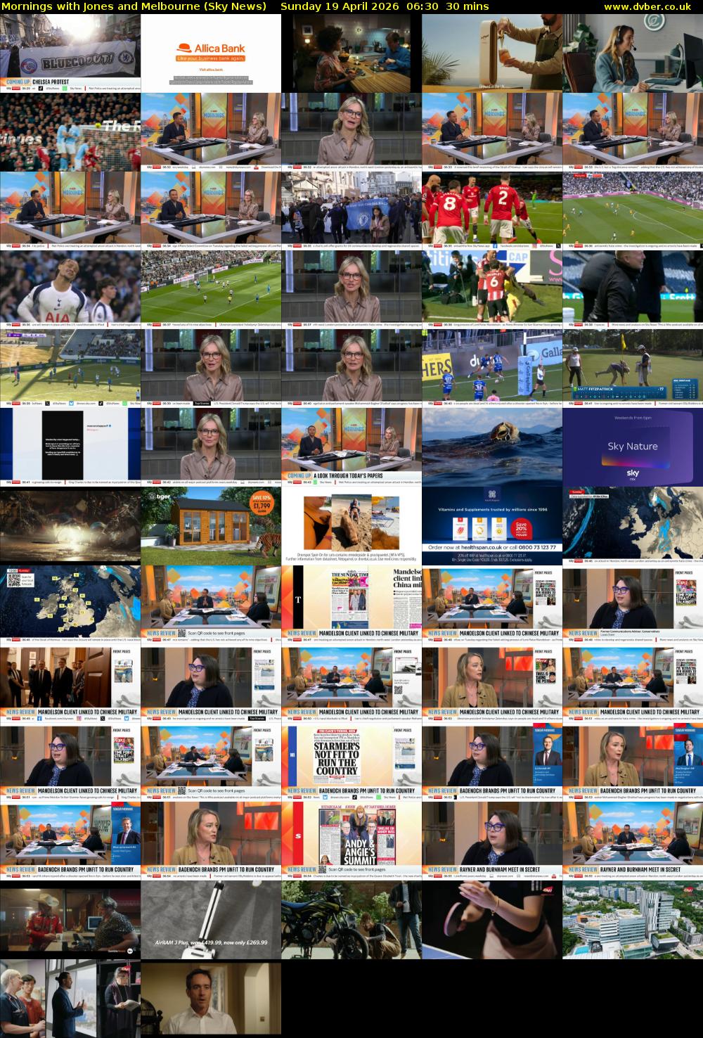 Mornings with Jones and Melbourne (Sky News) Sunday 19 April 2026 06:30 - 07:00