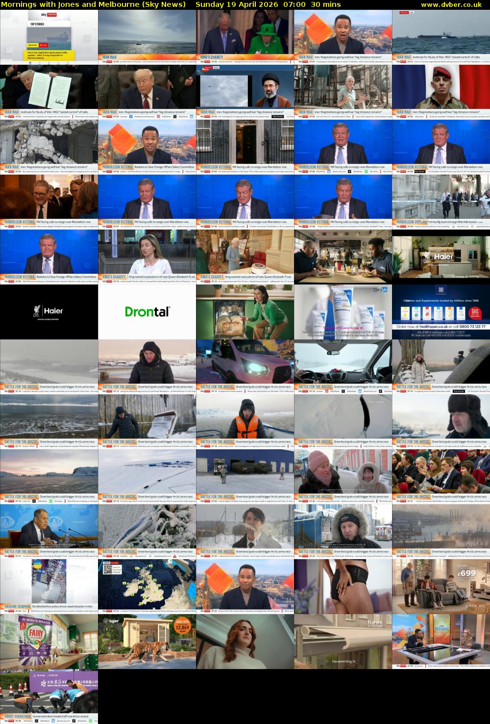 Mornings with Jones and Melbourne (Sky News) Sunday 19 April 2026 07:00 - 07:30