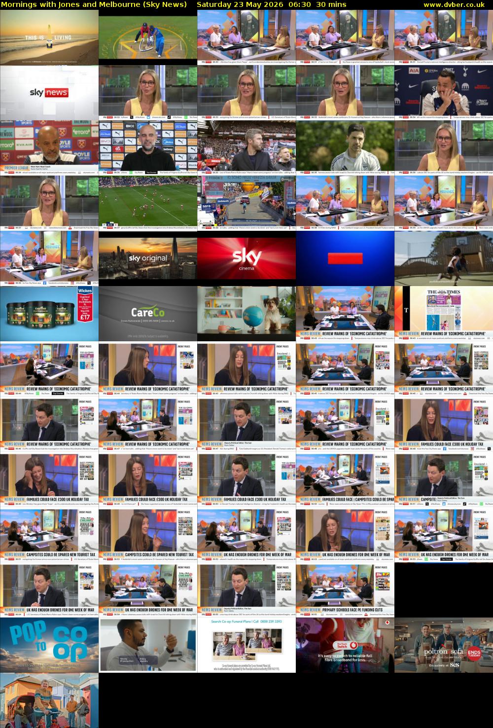 Mornings with Jones and Melbourne (Sky News) Saturday 23 May 2026 06:30 - 07:00