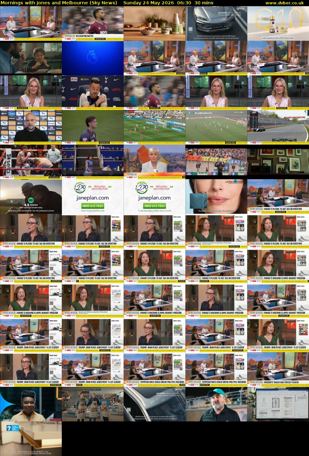 Mornings with Jones and Melbourne (Sky News) Sunday 24 May 2026 06:30 - 07:00