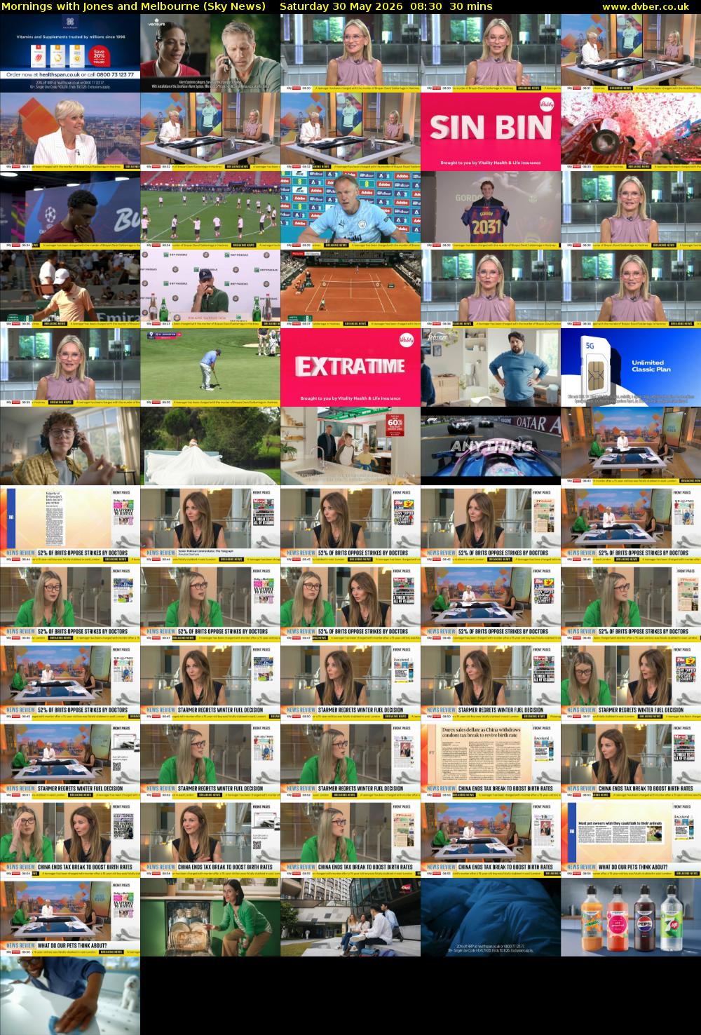 Mornings with Jones and Melbourne (Sky News) Saturday 30 May 2026 08:30 - 09:00