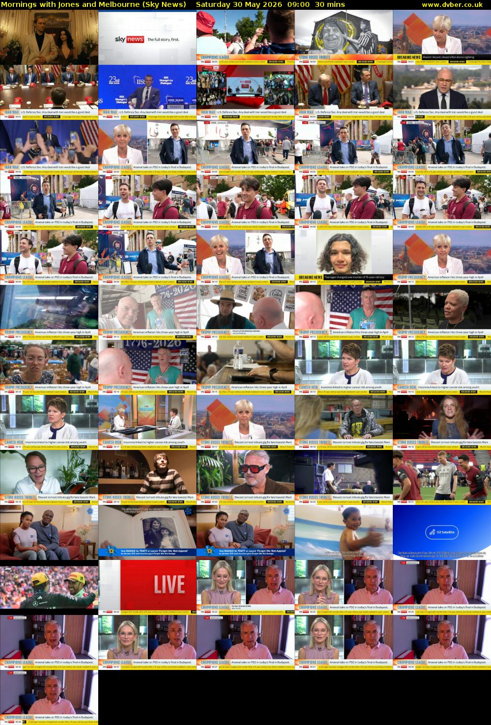 Mornings with Jones and Melbourne (Sky News) Saturday 30 May 2026 09:00 - 09:30