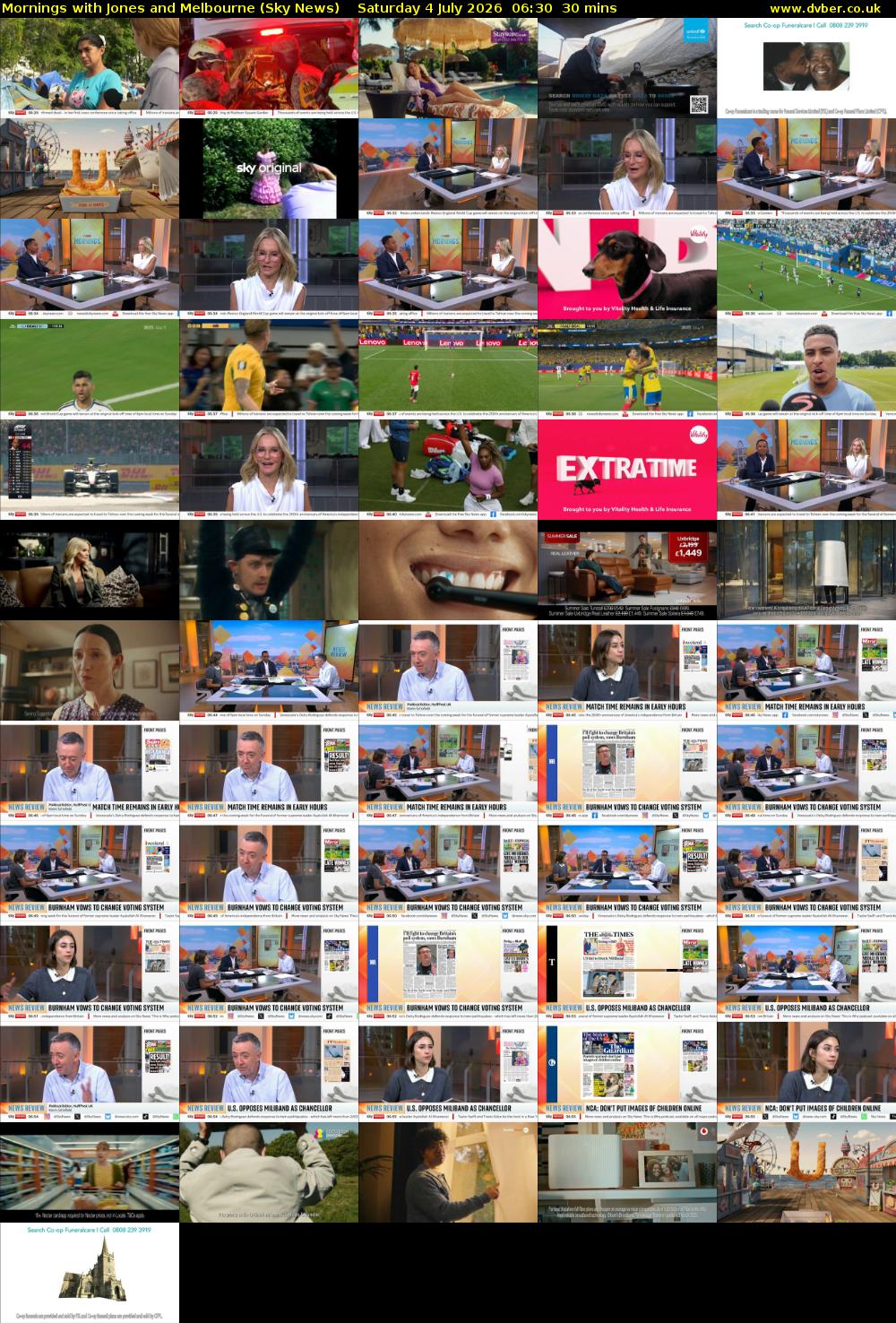 Mornings with Jones and Melbourne (Sky News) Saturday 4 July 2026 06:30 - 07:00