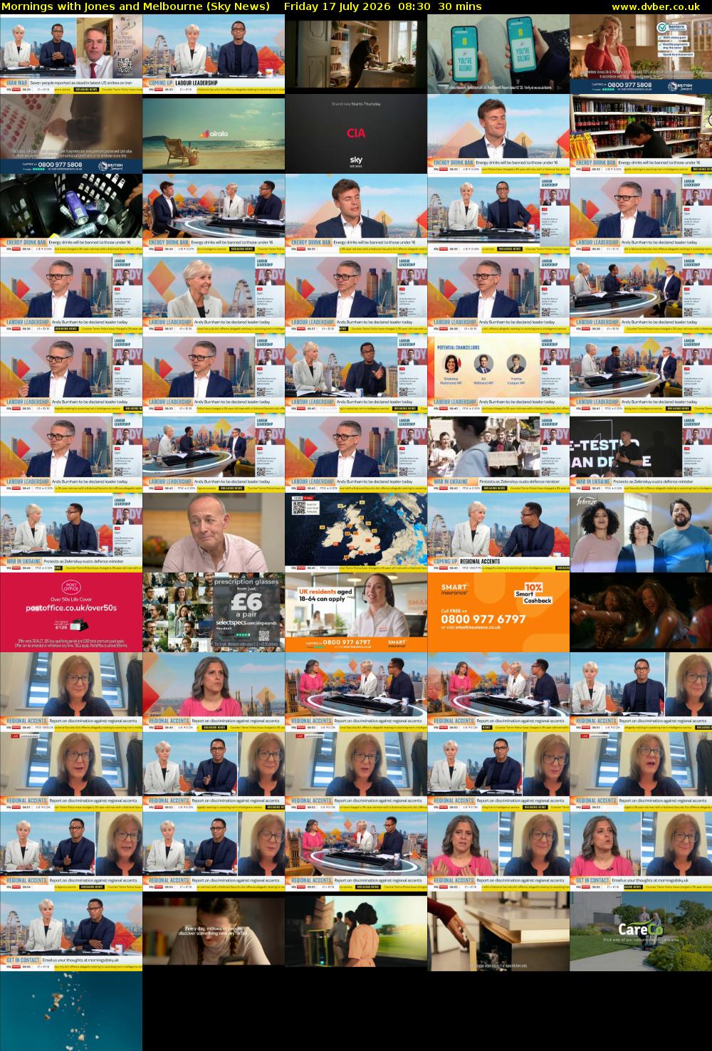 Mornings with Jones and Melbourne (Sky News) Friday 17 July 2026 08:30 - 09:00
