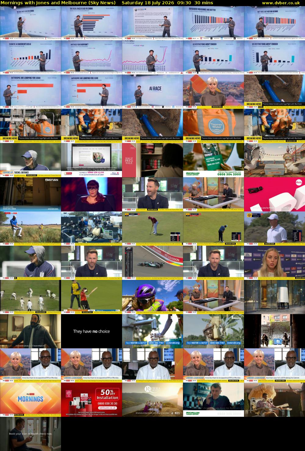 Mornings with Jones and Melbourne (Sky News) Saturday 18 July 2026 09:30 - 10:00