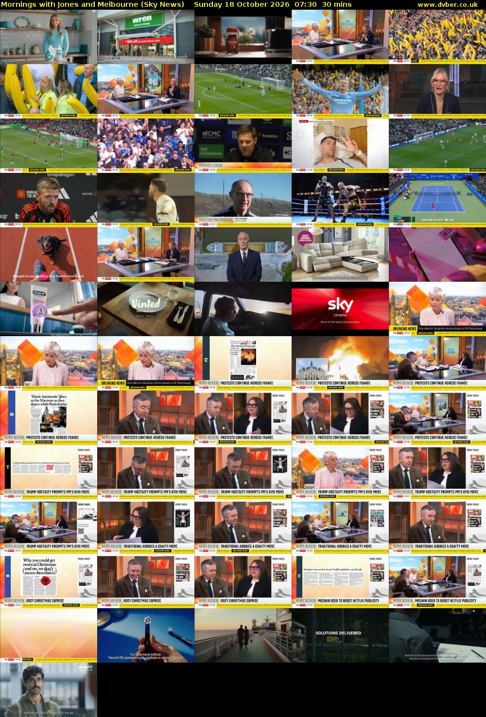 Mornings with Jones and Melbourne (Sky News) Sunday 18 October 2026 07:30 - 08:00