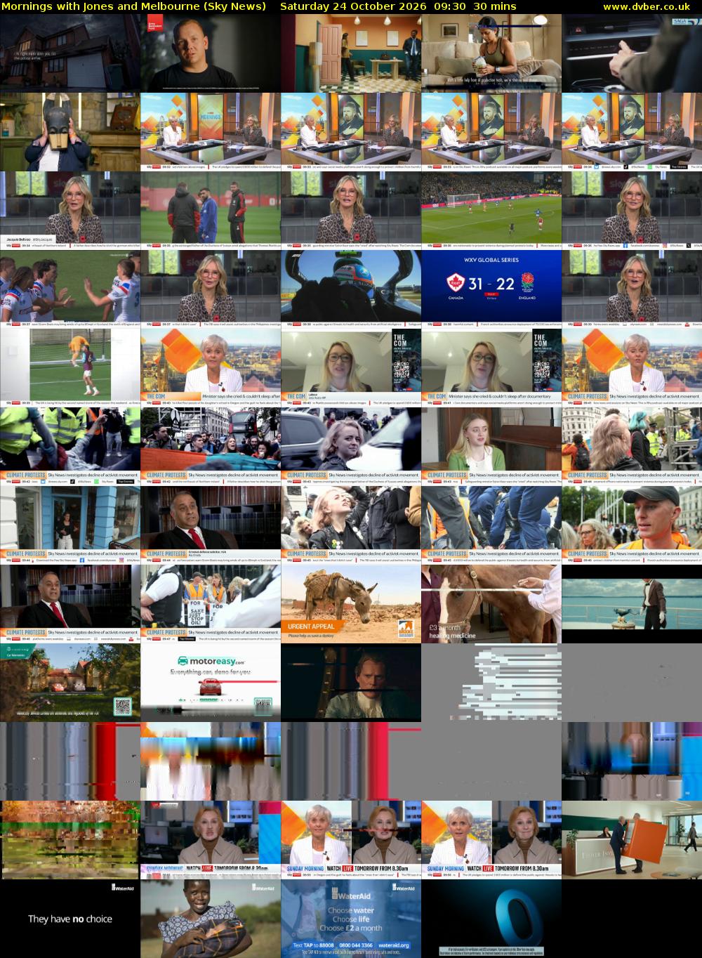 Mornings with Jones and Melbourne (Sky News) Saturday 24 October 2026 09:30 - 10:00
