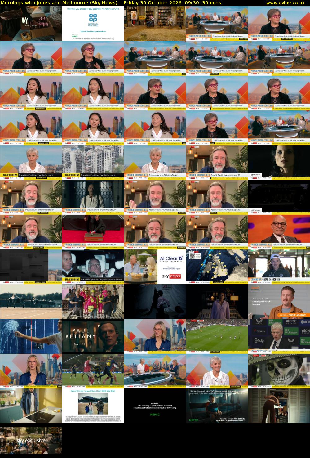 Mornings with Jones and Melbourne (Sky News) Friday 30 October 2026 09:30 - 10:00