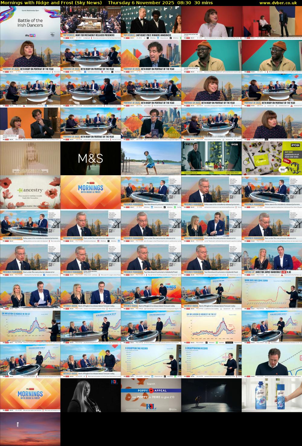 Mornings with Ridge and Frost (Sky News) Thursday 6 November 2025 08:30 - 09:00