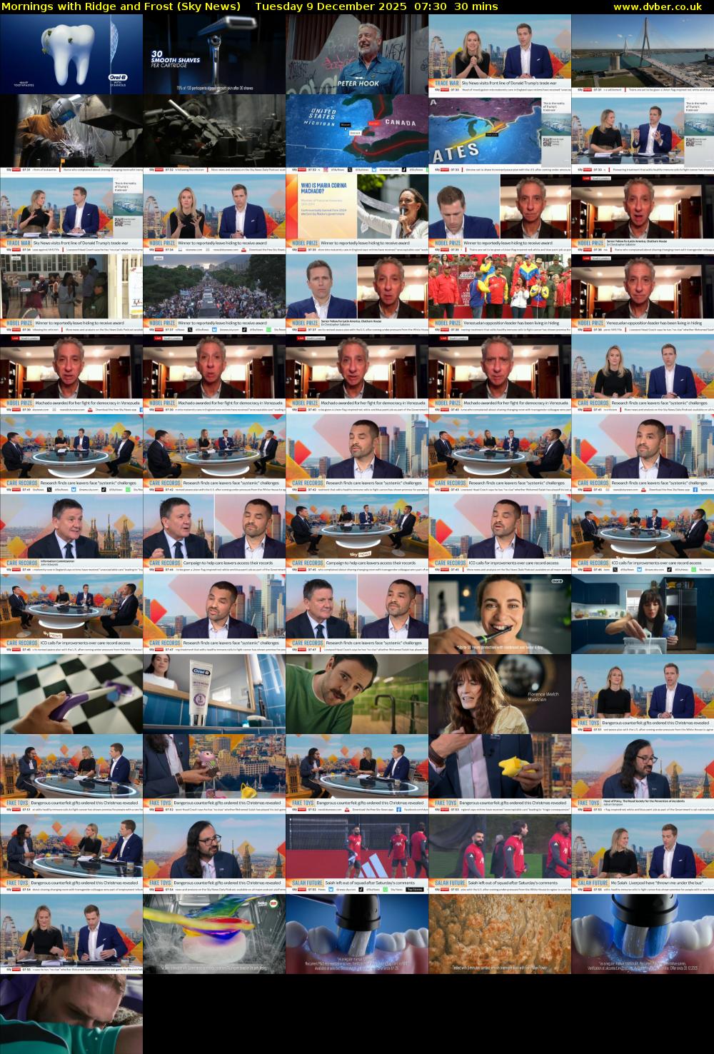 Mornings with Ridge and Frost (Sky News) Tuesday 9 December 2025 07:30 - 08:00