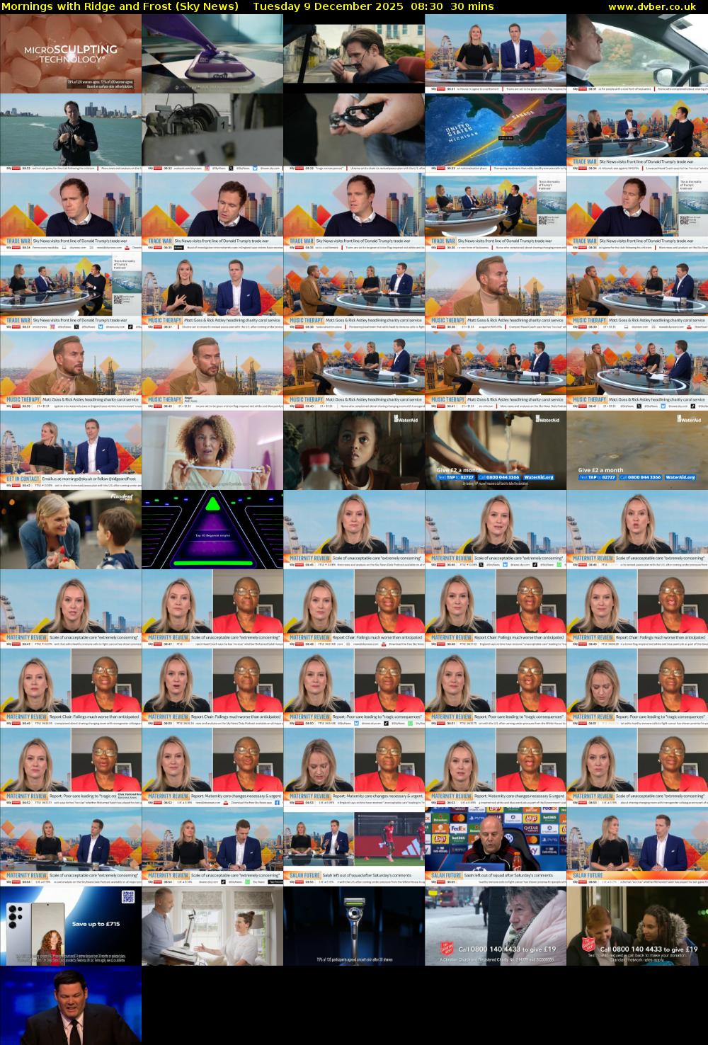 Mornings with Ridge and Frost (Sky News) Tuesday 9 December 2025 08:30 - 09:00