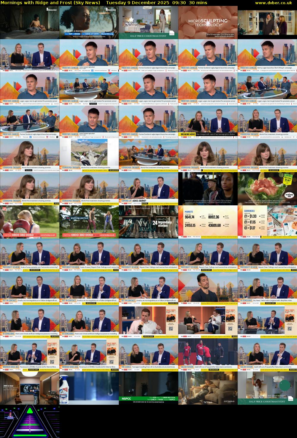 Mornings with Ridge and Frost (Sky News) Tuesday 9 December 2025 09:30 - 10:00